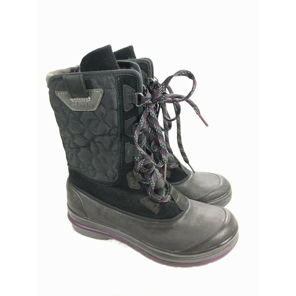 clarks quilted boots